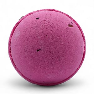 Soul Inspirations | Inspired Gifts for Soulful Living 7 Set of three rose and petals bath bombs in rich rose-pink tones.