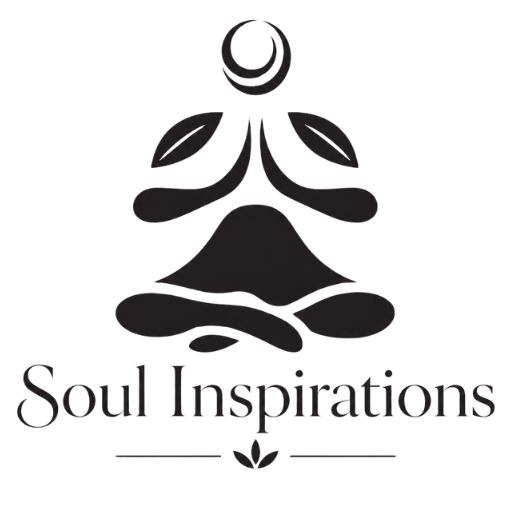 Soul Inspirations logo with a stylized figure in a meditation pose